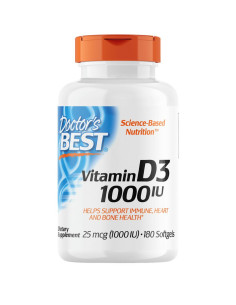 Vitamin D3, 1000 IU - 180...