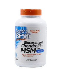 Glucosamine Chondroitin MSM with OptiMSM - 240 caps - Doctor's Best