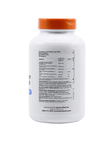 Glucosamine Chondroitin MSM with OptiMSM - 240 caps - Doctor's Best