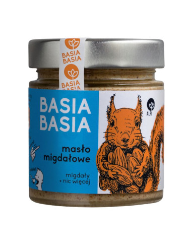 Masło Migdałowe 195 g Basia Basia Alpi Hummus