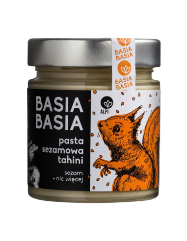 Tahini Pasta Sezamowa 210 g Basia Basia Alpi Hummus