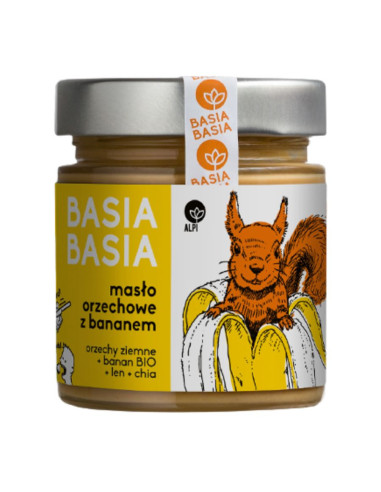 Krem Orzechowy z Bananem 210 g Basia Basia Alpi Hummus