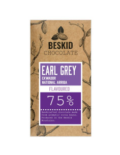 BESKID Czekolada Ciemna 75% Earl Grey 60g