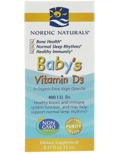 Baby's Vitamin D3, 400 IU -...