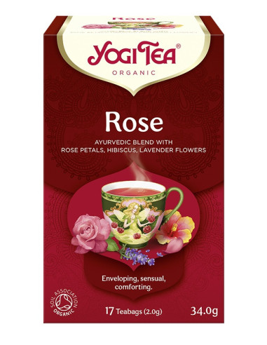 Herbatka Różana Rose 17x2g BIO YOGI TEA