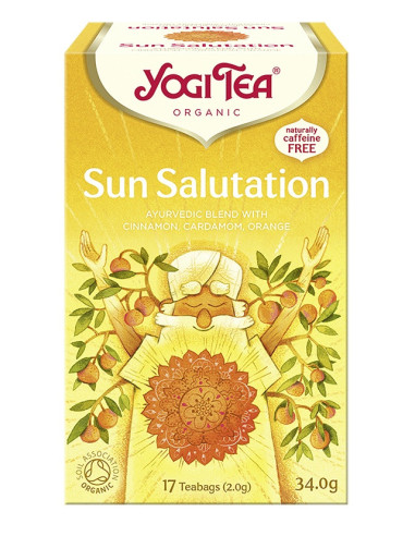 Herbata POWITANIE SŁOŃCA Sun Salutation Yogi Tea BIO