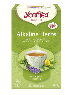 Herbata ZIOŁA ALKALICZNE Alkaline herbs Yogi Tea BIO
