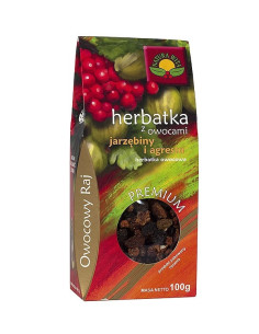 Herbata z owocami jarzębiny i agrestu 100g NATURA WITA