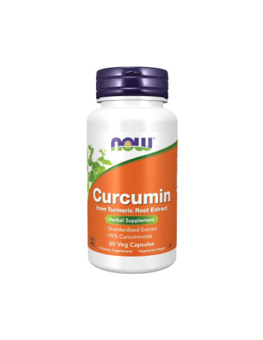 Curcumin/kurkumina ekstrakt 95% 60 kaps. NOW Foods