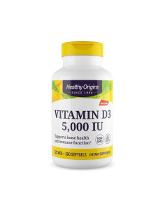 Healthy Origins Witamina D3 5000 IU - 360 kapsułek