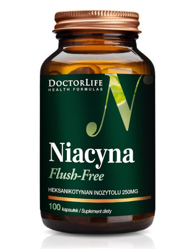 DOCTOR LIFE Niacyna Flush Free 250 mg 100 kaps