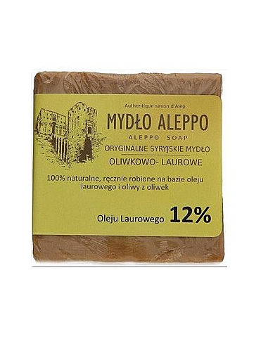 Tradycyjne Syryjskie Mydło Aleppo 12% 190g