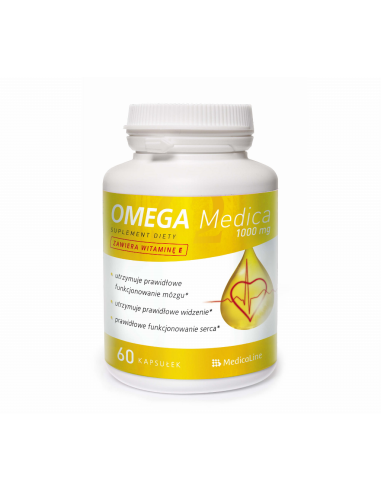 Omega Medica 1000mg 60 kapsułek MEDICALINE