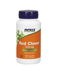 Red Clover Czerwona Koniczyna 375 mg 100 kapsułek Now Foods