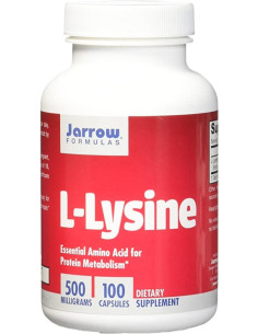 L-lysine 500mg 100 kapsułek Jarrow Formulas