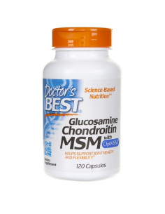 Doctor's Best Glukozamina Chondroityna MSM - 120 kapsułek