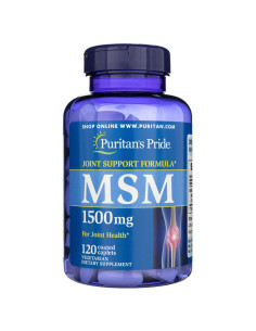 Puritan's Pride MSM (siarka organiczna) 1500 mg - 120 tabletek