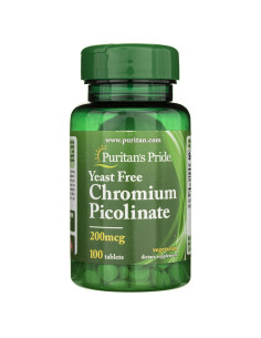 Puritan's Pride Chrom pikolinian 200 µg - 100 tabletek