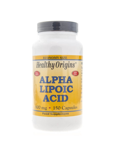 Healthy Origins Kwas Alfa Liponowy (ALA) 600 mg - 150 kapsułek