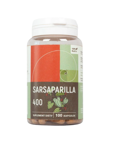 Sarsaparilla 400mg 100 kapsułek NANGA