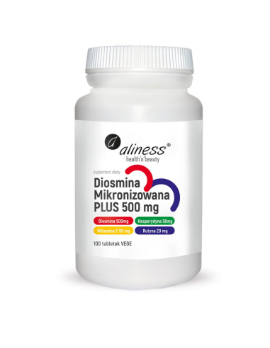 Diosmina 500 mg 100 tabletek ALINESS