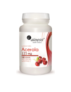 Acerola (Naturalna Witamina C) 120 tabletek Aliness
