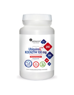 UbiquinoL naturalny koenzym Q10 100 mg 60 kapsułek Aliness