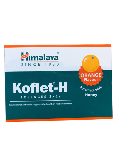 Koflet-H, Orange - 12 lozenges - Himalaya