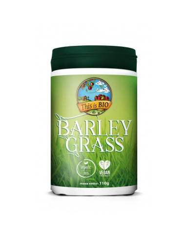 BARLEY GRASS 100% ORGANIC - 110g - This is BIO