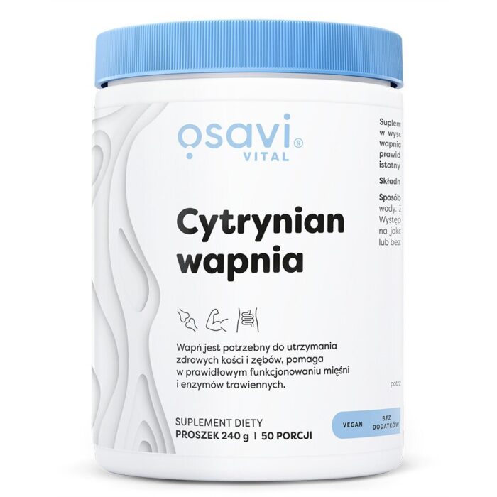 Cytrynian Wapnia, Proszek - 240 grams - obrazek 1