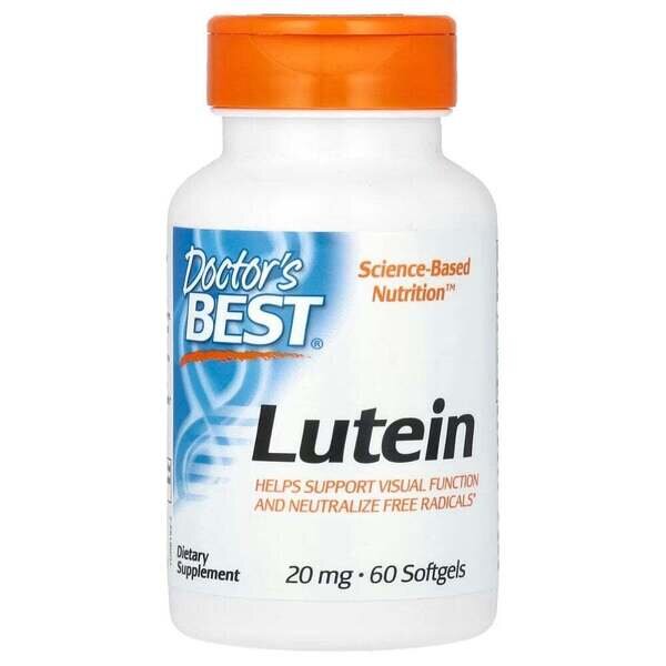 063650225ff35fc9eecec0b86d49f415-1.jpg Lutein with FloraGLO, 20mg - 60 softgels - obrazek 1