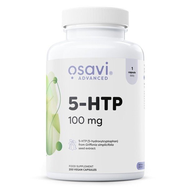 08fdd83a831150c516da3d4d73da4c62-1.jpg 5-HTP, 100mg - 200 vegan caps - obrazek 1