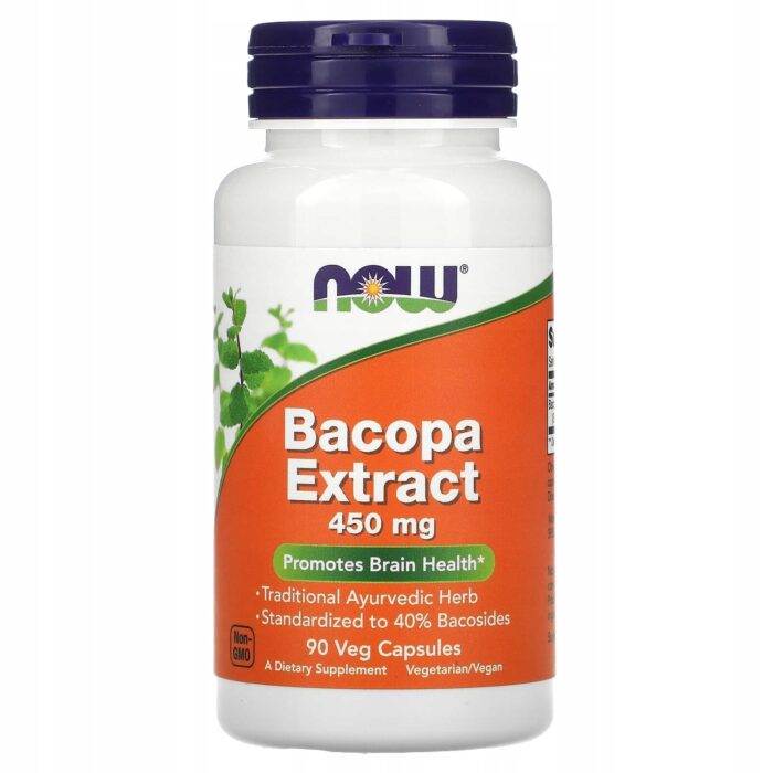 Bacopa Extract, 450mg - 90 vcaps - obrazek 3