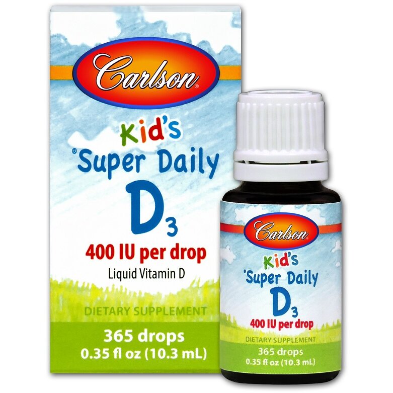 0ac11463213dd2fb8c88cd9471bb3580-1.jpg Kid's Super Daily D3, 400 IU - 10 ml. - obrazek 1
