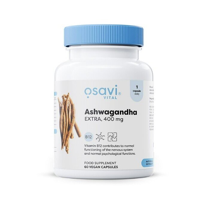0dceb877f622e7353b8caf1a9b64d32d-1.jpg Ashwagandha Extra, 400mg - 60 vegan caps - obrazek 1