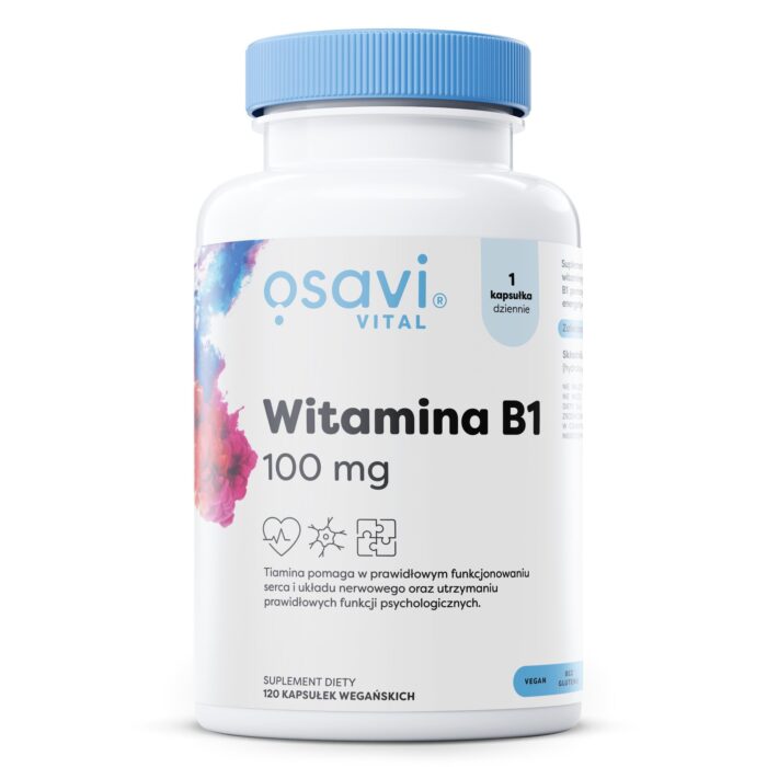 Witamina B1, 100mg - 120 vegan caps - obrazek 1