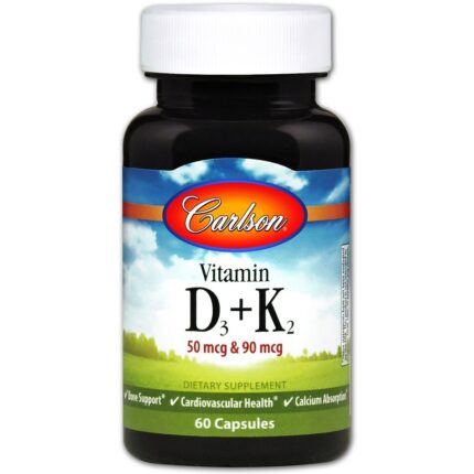 Vitamin D3 + K2 - 60 caps