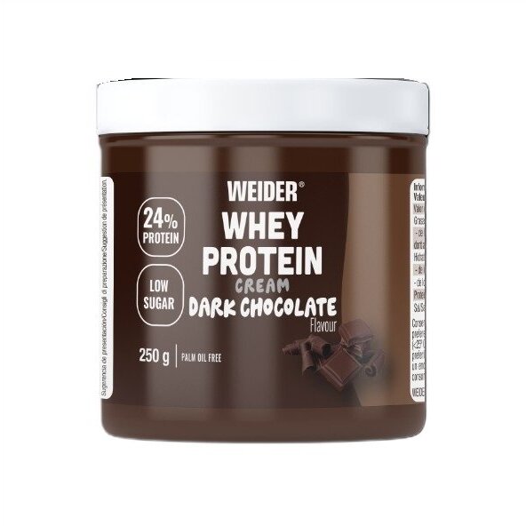 15654f7377f21e41a9f07082148da10b-1.jpg Whey Protein Cream, Dark Chocolate - 250 grams - obrazek 1