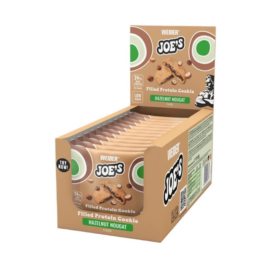 1819ccc9660e8b97694c8751c0d7cbb5-1.jpg Filled Protein Cookie, Hazelnut Nougat - 12 x 60g - obrazek 1