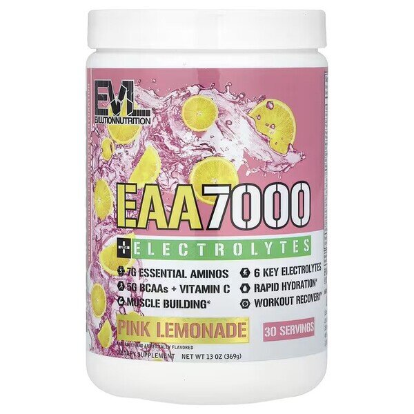 1929b8396b426624478f95cb0a80134b-1.jpg EAA 7000 + Electrolytes, Pink Lemonade - 369 grams - obrazek 1