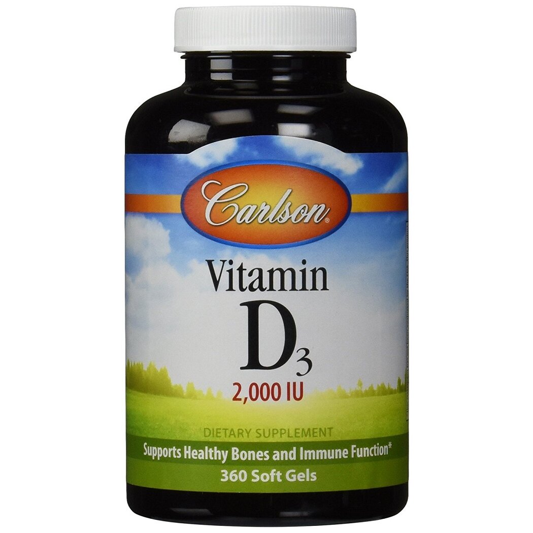 1ac8a5fcdc5db00355a39cee7939f108-1.jpg Vitamin D3, 2000 IU - 360 softgels - obrazek 1