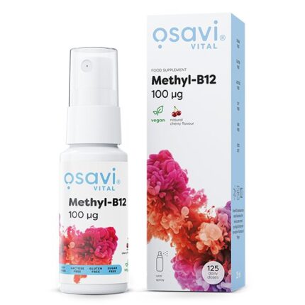 Methyl-B12 Oral Spray, 100mcg (Cherry) - 25 ml.