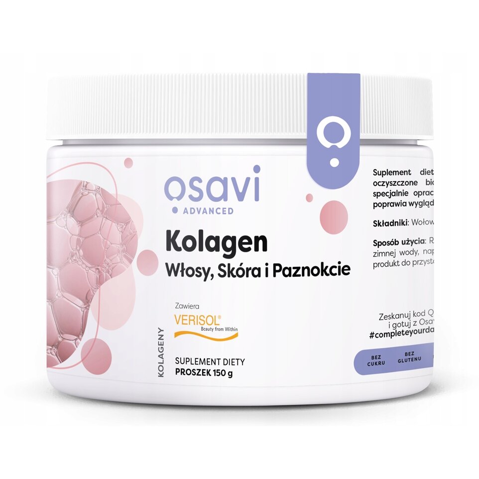 2154819b48f38371000e04725169-1.jpg Kolagen (Włosy Skóra i Paznokcie), Naturalny - 150 grams - obrazek 1