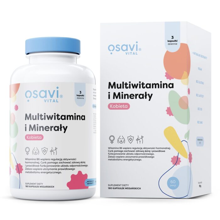 Multiwitamina i Minerały Kobieta - 180 vegan caps - obrazek 1