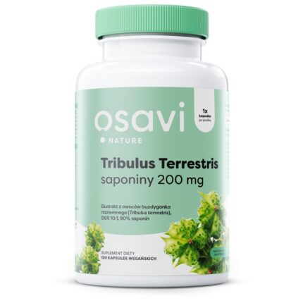 Tribulus Terrestris (Nature), Saponiny 200mg - 120 vegan caps