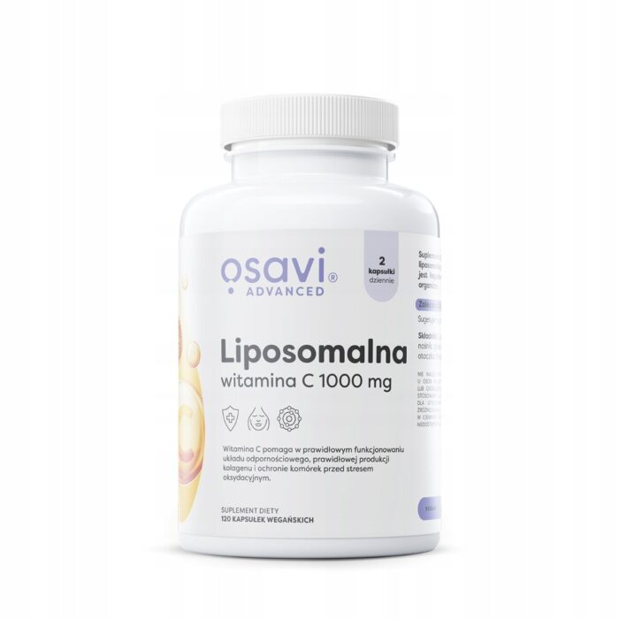 Liposomalna Witamina C, 1000mg - 120 vcaps - obrazek 2