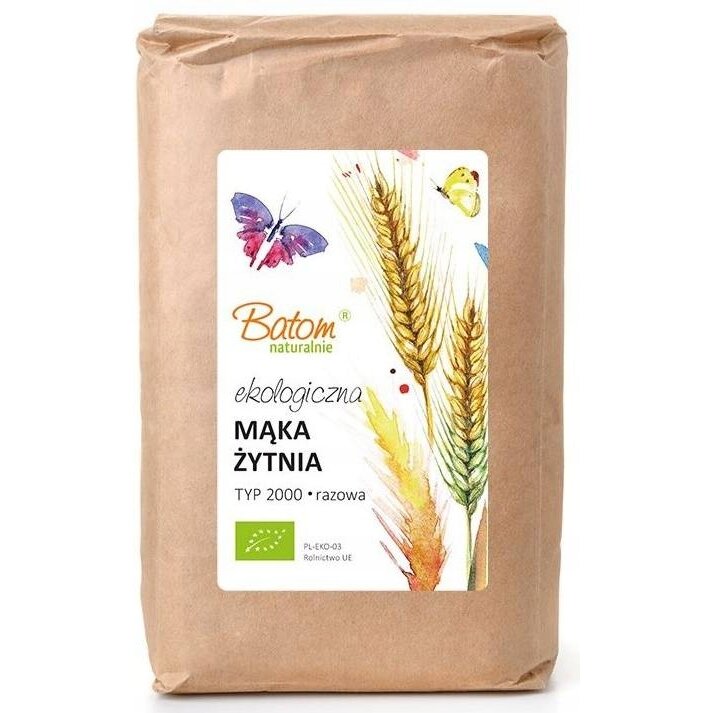 2cb3786c49fe95cb2b4f8022e387-1.jpg Mąka żytnia TYP 2000 grubomielona razowa 1kg BATOM BIO - obrazek 1