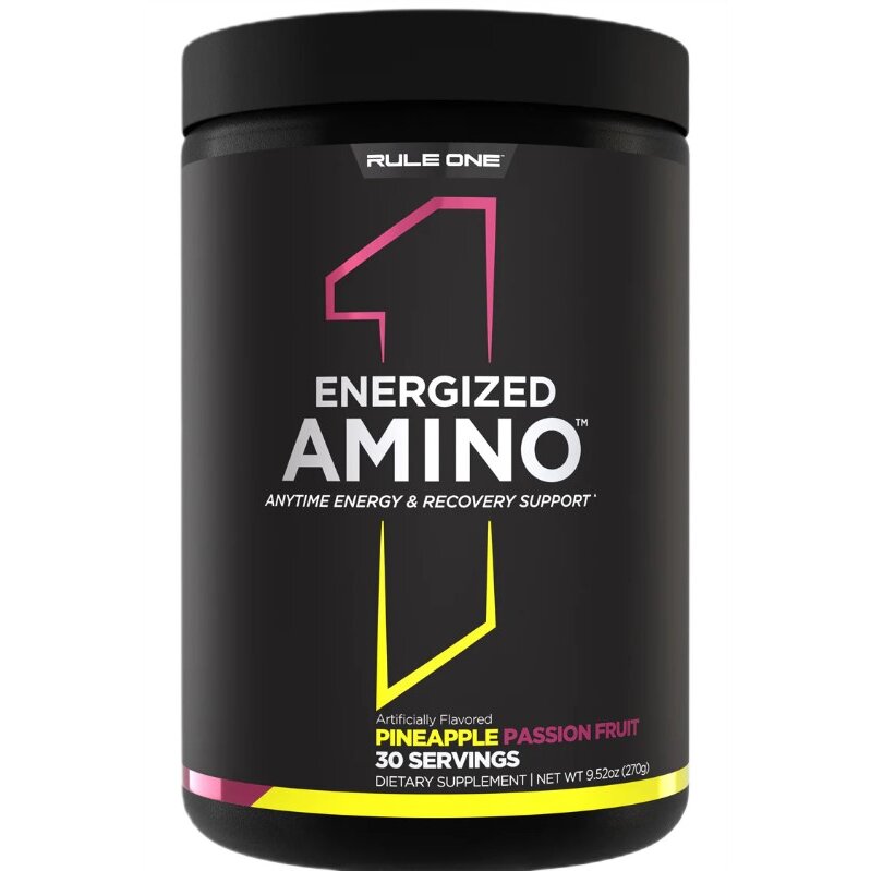 3059948757b5892a77a7a6d8d1de3509-1.jpg Energized Amino, Pineapple Passion Fruit - 270 grams - obrazek 1
