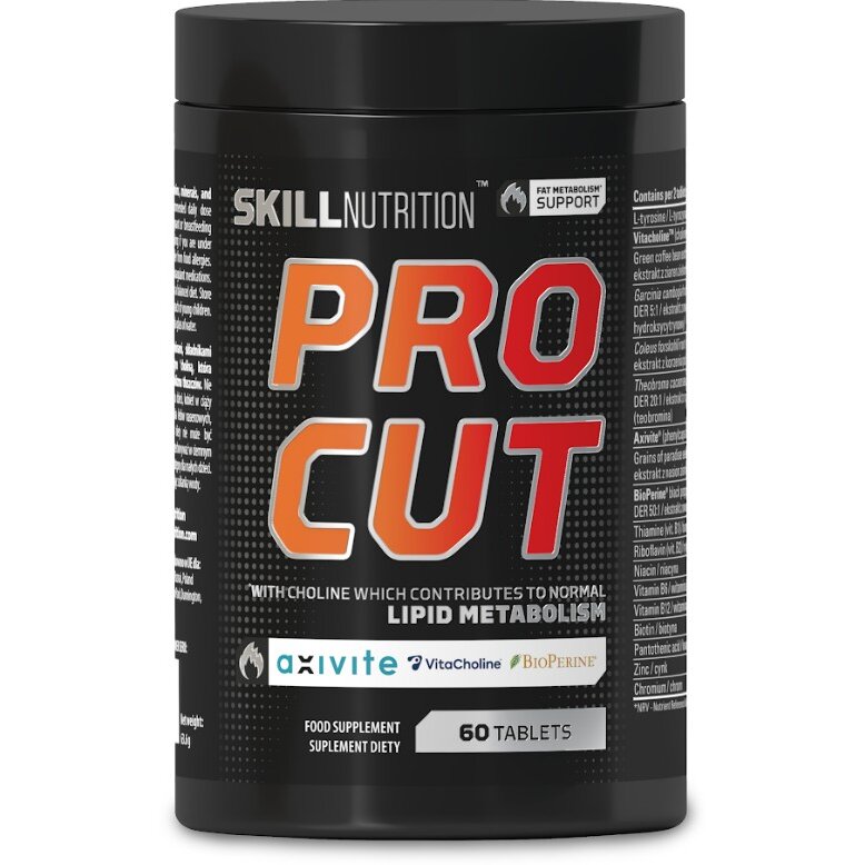3222208639099e2cc63b87cf3c567edd-1.jpg Pro Cut, Fat Metabolism Support - 60 tablets - obrazek 1