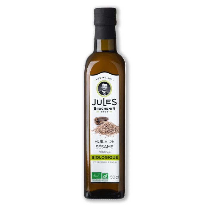 OLEJ SEZAMOWY TŁOCZONY NA ZIMNO BIO 500 ml - JULES BROCHENIN - obrazek 1